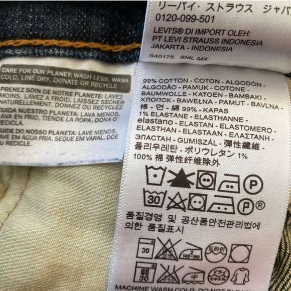 ✨️RARE✨️LEVI’S 510 Blue Skinny Jeans - Picture 6 of 10